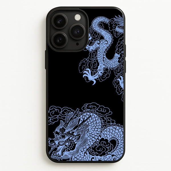 Dark Blue Dragon  - Dragon Phone Case for iPhone 11 Pro