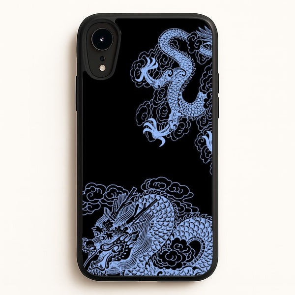 Dark Blue Dragon  - Dragon Phone Case for iPhone XR