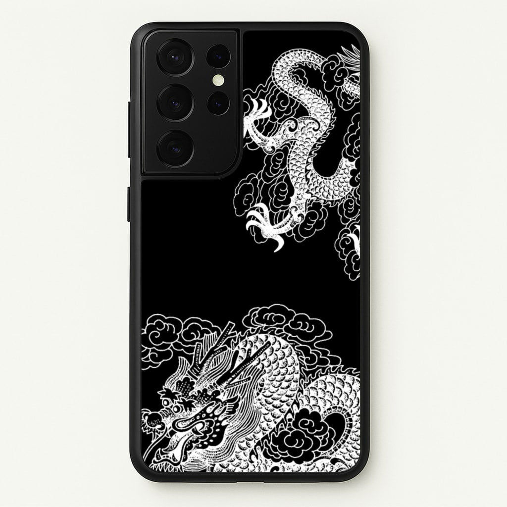 White Dragon  - Dragon Phone Case for Galaxy S21 Ultra