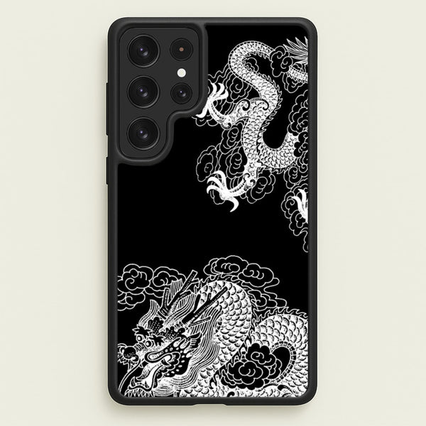 White Dragon  - Dragon Phone Case for Galaxy S23 Ultra
