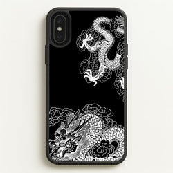 White Dragon  - Dragon Phone Case for iPhone XS Max