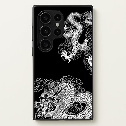 White Dragon  - Dragon Phone Case for Galaxy S24 Ultra