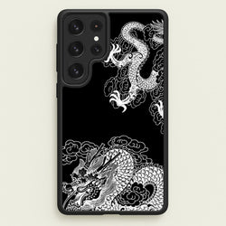 White Dragon  - Dragon Phone Case for Galaxy S22 Ultra