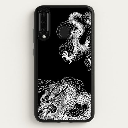 White Dragon  - Dragon Phone Case for Huawei P30 Lite