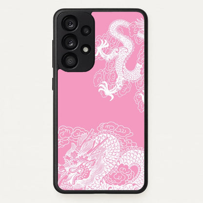 Pink Background Dragon  - Dragon Phone Case for Galaxy A53