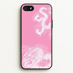 Pink Background Dragon  - Dragon Phone Case for iPhone 5 / 5s / SE 2016