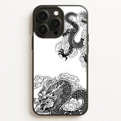 Black Dragon  - Dragon Phone Case for iPhone 16 Pro Max