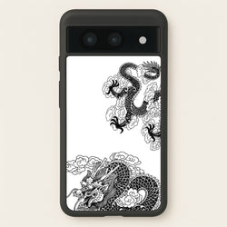 Black Dragon  - Dragon Phone Case for Google Pixel 8a