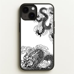 Black Dragon  - Dragon Phone Case for iPhone 13