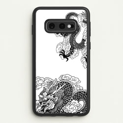 Black Dragon  - Dragon Phone Case for Galaxy S10e