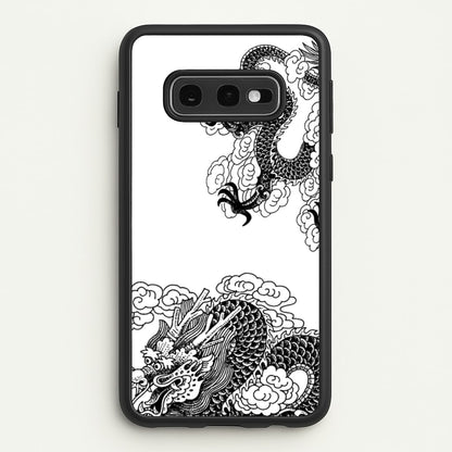 Black Dragon  - Dragon Phone Case for Galaxy S10e