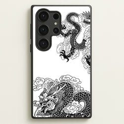 Black Dragon  - Dragon Phone Case for Galaxy S25 Ultra