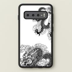 Black Dragon  - Dragon Phone Case for Galaxy S10