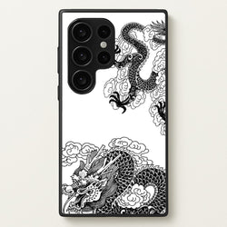 Black Dragon  - Dragon Phone Case for Galaxy S24 Ultra