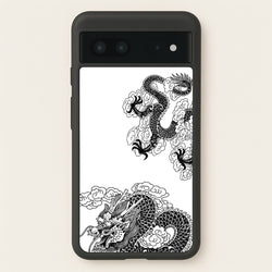 Black Dragon  - Dragon Phone Case for Google Pixel 7