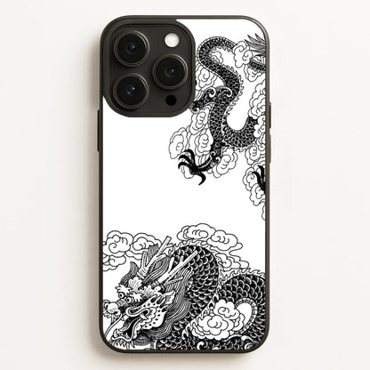 Black Dragon  - Dragon Phone Case for iPhone 12 Pro Max