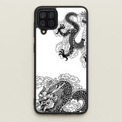 Black Dragon  - Dragon Phone Case for Galaxy A12