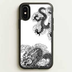 Black Dragon  - Dragon Phone Case for iPhone X / XS