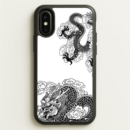 Black Dragon  - Dragon Phone Case for iPhone X / XS