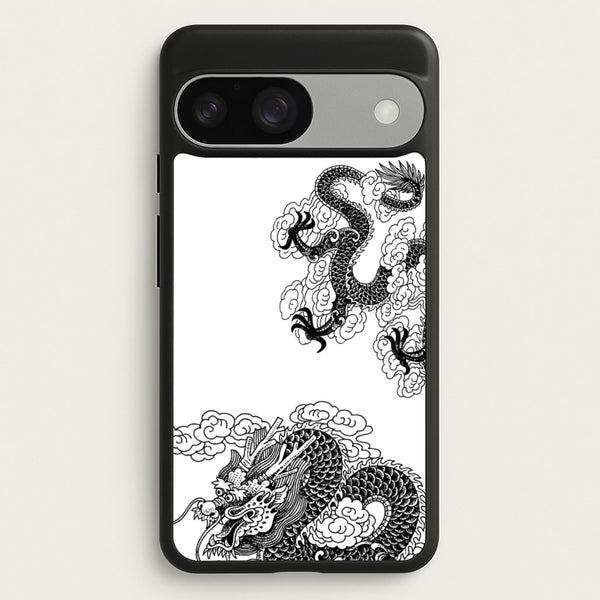 Black Dragon  - Dragon Phone Case for Google Pixel 9 / 9 Pro