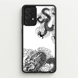 Black Dragon  - Dragon Phone Case for Galaxy A52 / A52s