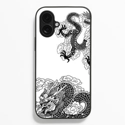 Black Dragon  - Dragon Phone Case for iPhone 16 Plus