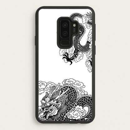Black Dragon  - Dragon Phone Case for Galaxy S9 Plus