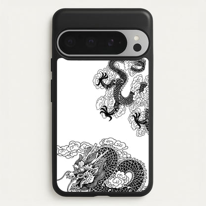 Black Dragon  - Dragon Phone Case for Google Pixel 9 Pro XL