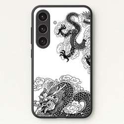Black Dragon  - Dragon Phone Case for Galaxy S24