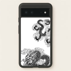Black Dragon  - Dragon Phone Case for Google Pixel 6