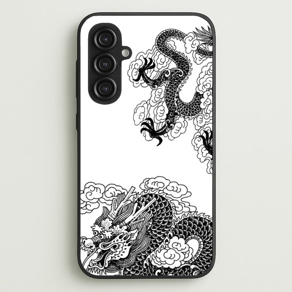 Black Dragon  - Dragon Phone Case for Galaxy S23FE