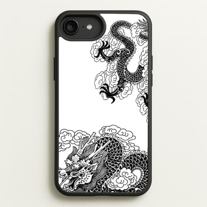 Black Dragon  - Dragon Phone Case for iPhone 6 Plus / 7 Plus / 8 Plus
