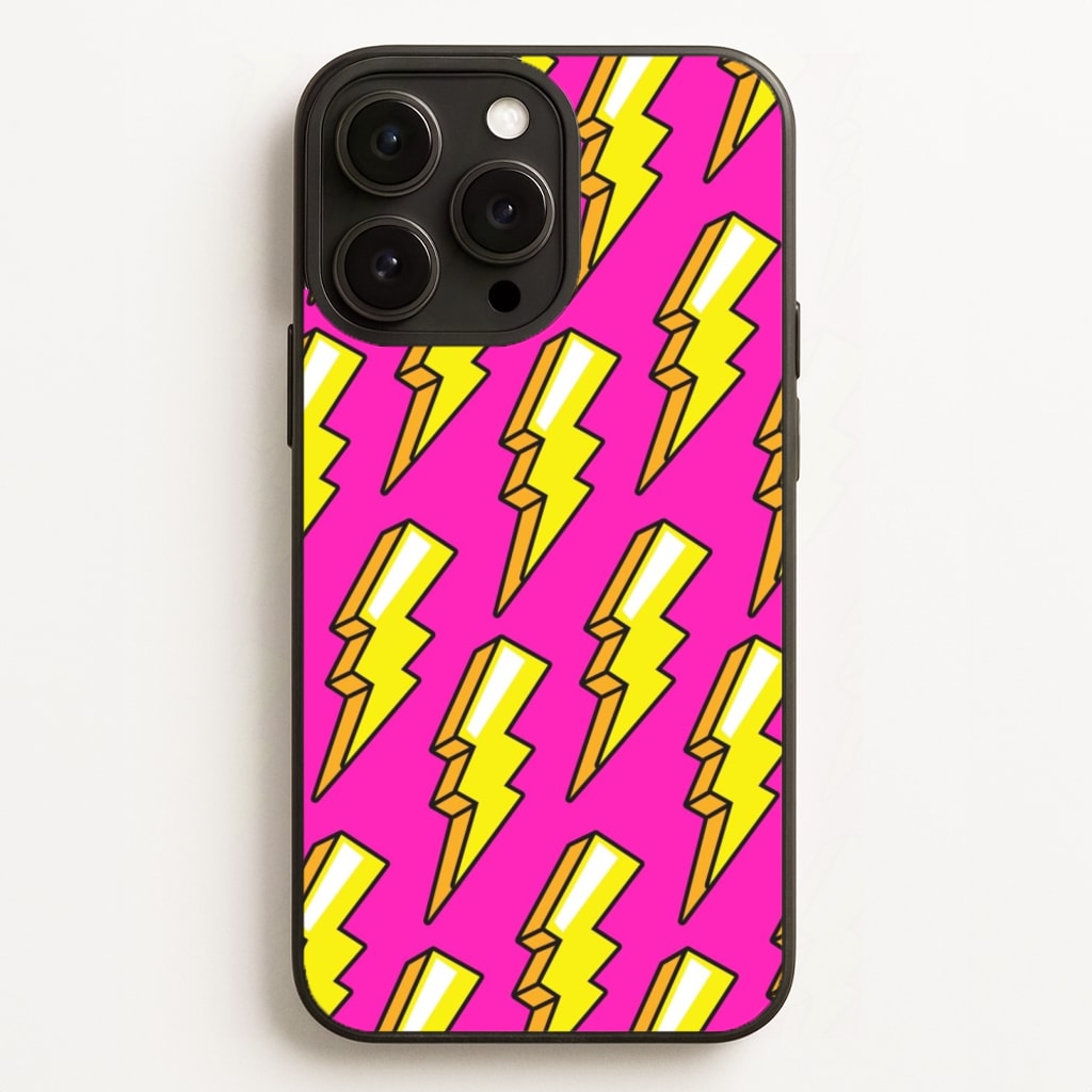 Pop Art Lightning  - Pop Art Phone Case for iPhone 16 Pro Max