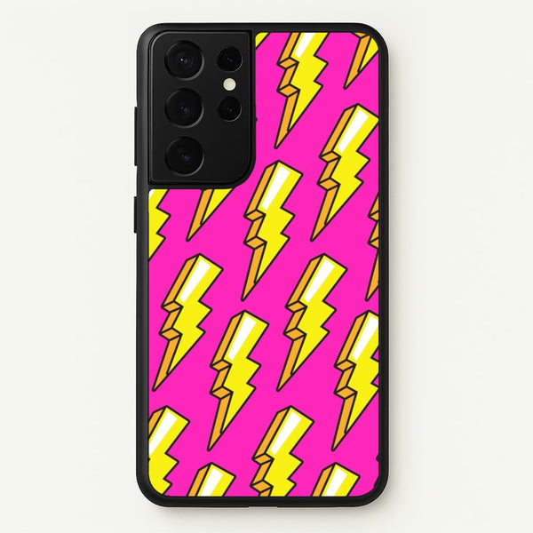 Pop Art Lightning  - Pop Art Phone Case for Galaxy S21 Ultra