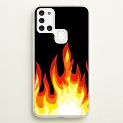 Black Flame   -  Phone Case for Galaxy A21s