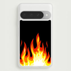 Black Flame Phone Case for Google Pixel 10 Pro XL
