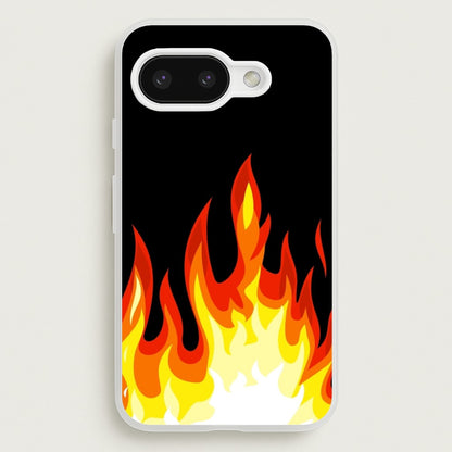 Black Flame   -  Phone Case for Google Pixel 9a