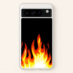 Black Flame   -  Phone Case for Google Pixel 8 Pro