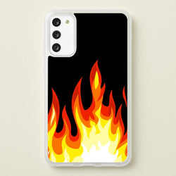 Black Flame   -  Phone Case for Galaxy S20