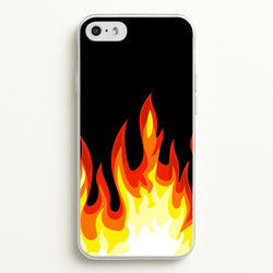Black Flame   -  Phone Case for iPhone 5 / 5s / SE 2016