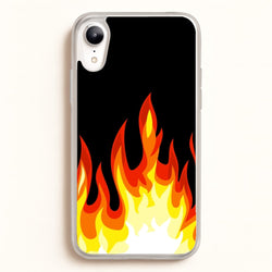Black Flame   -  Phone Case for iPhone XR