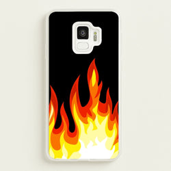 Black Flame   -  Phone Case for Galaxy S9
