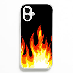 Black Flame   -  Phone Case for iPhone 16 Plus