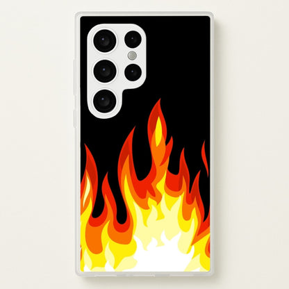 Black Flame   -  Phone Case for Galaxy S24 Ultra