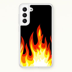 Black Flame   -  Phone Case for Galaxy S21FE