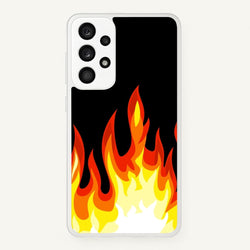 Black Flame   -  Phone Case for Galaxy A33
