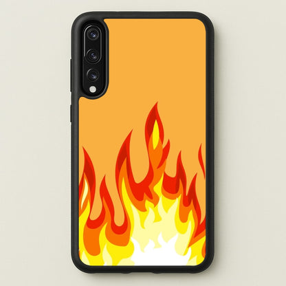 Orange Flame  - Flame Phone Case for Huawei P20 Pro