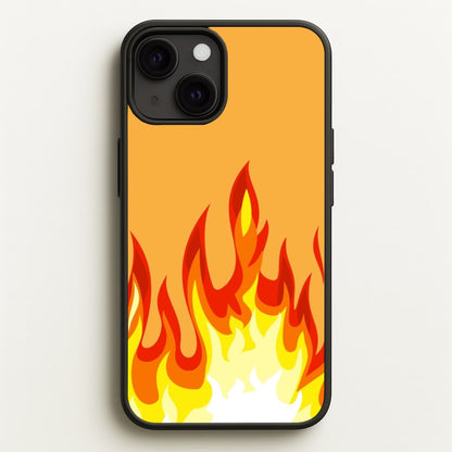 Orange Flame  - Flame Phone Case for iPhone 13