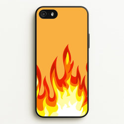 Orange Flame  - Flame Phone Case for iPhone 5 / 5s / SE 2016