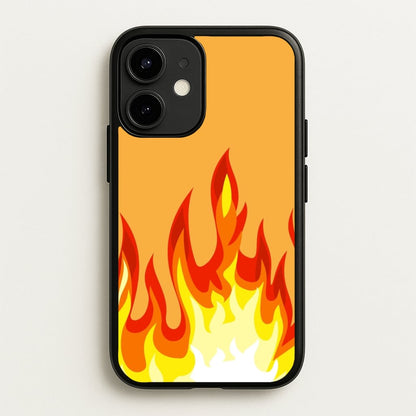 Orange Flame  - Flame Phone Case for iPhone 12 / 12 Pro